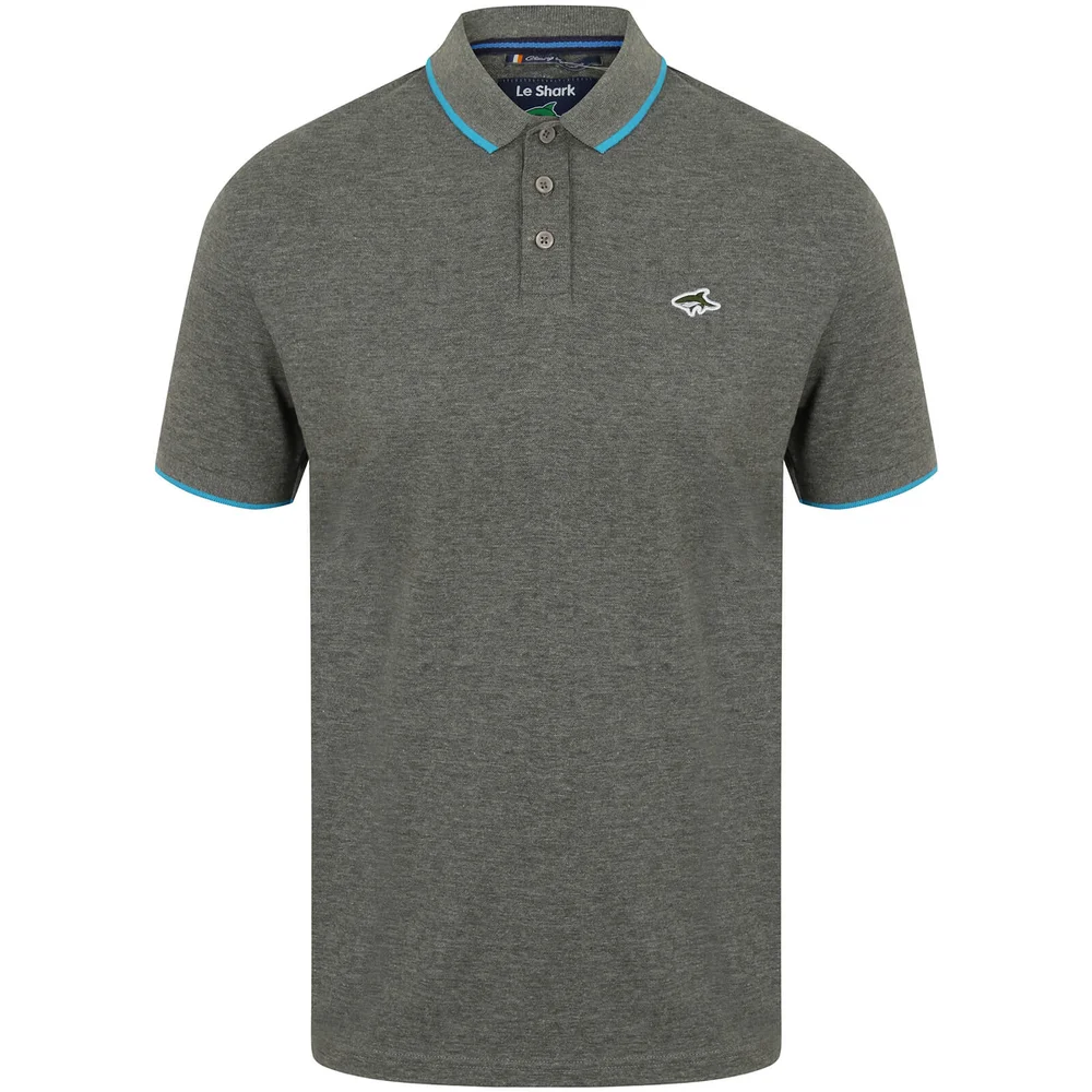 Le Shark Men's Hoadly Polo Shirt - Mid Grey Marl - S - Grau Bild 1