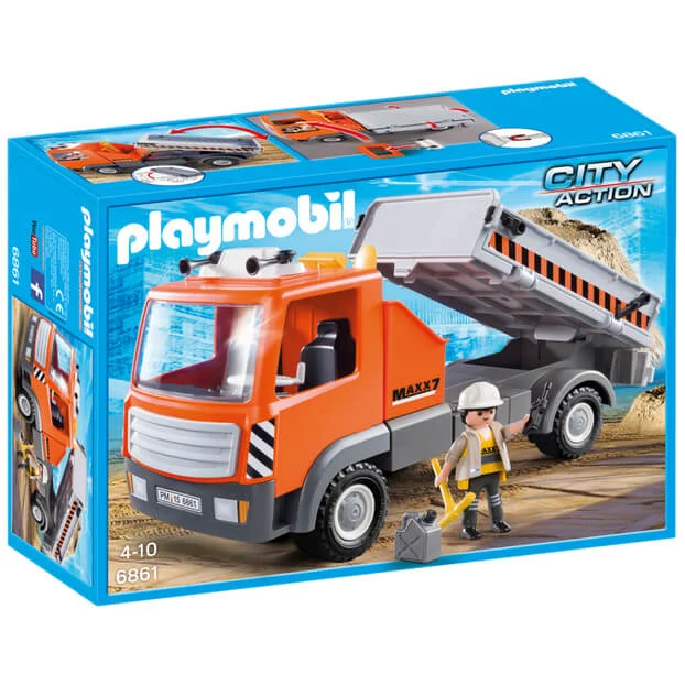 Playmobil City Life: Flatbed Workman's Truck (6861) Bild 1