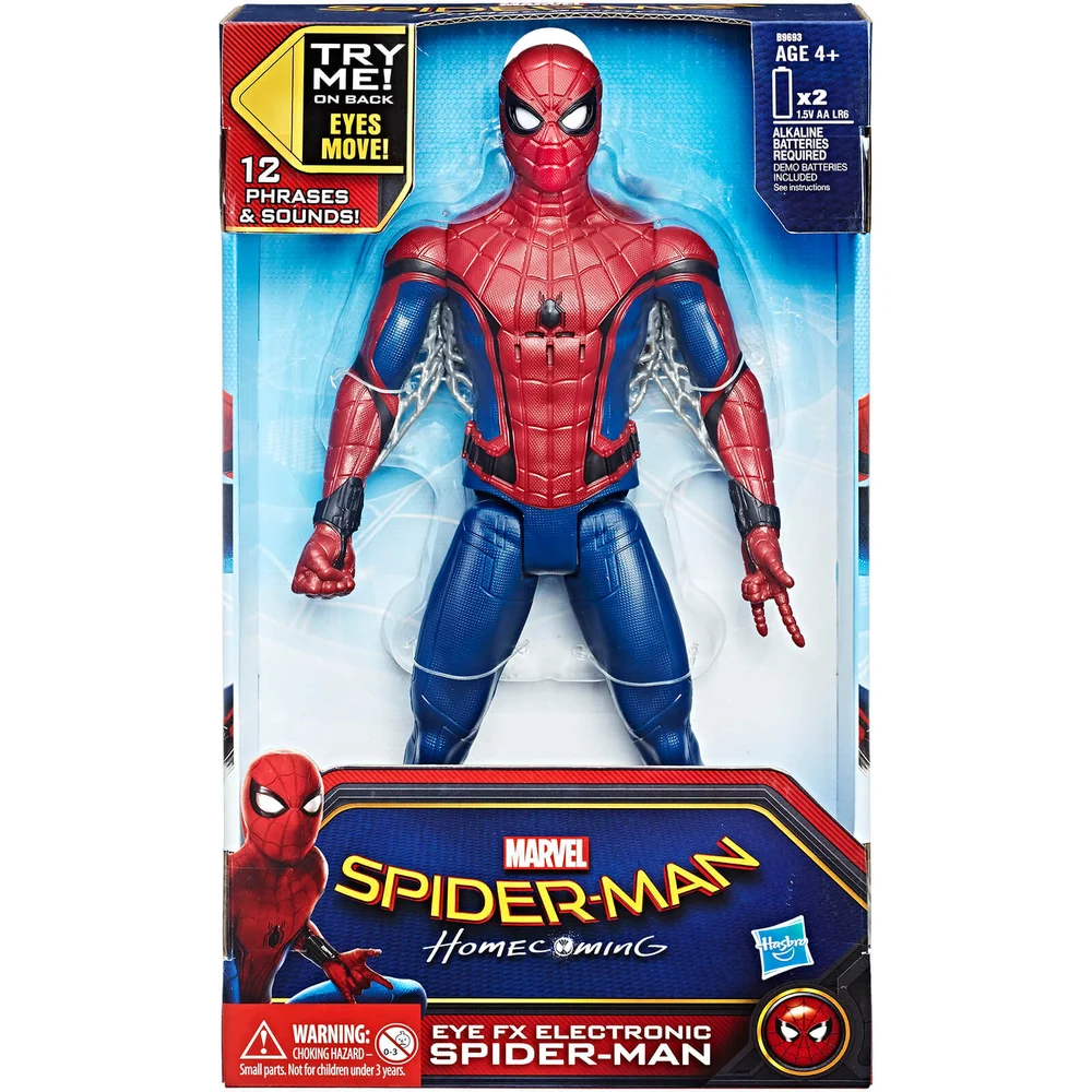 Marvel Spider-Man: Homecoming Eye FX Electronic Spider-Man Action Figure Bild 1
