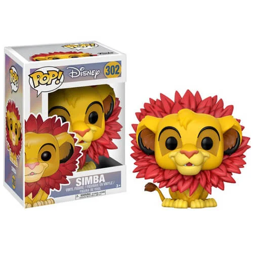 Der König der Löwen Simba (Leaf Mane) Pop! Vinyl Figur Bild 1
