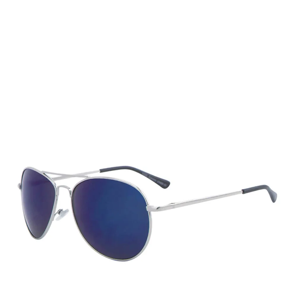 Men's Aviator Sunglasses - Silver/Blue Bild 1