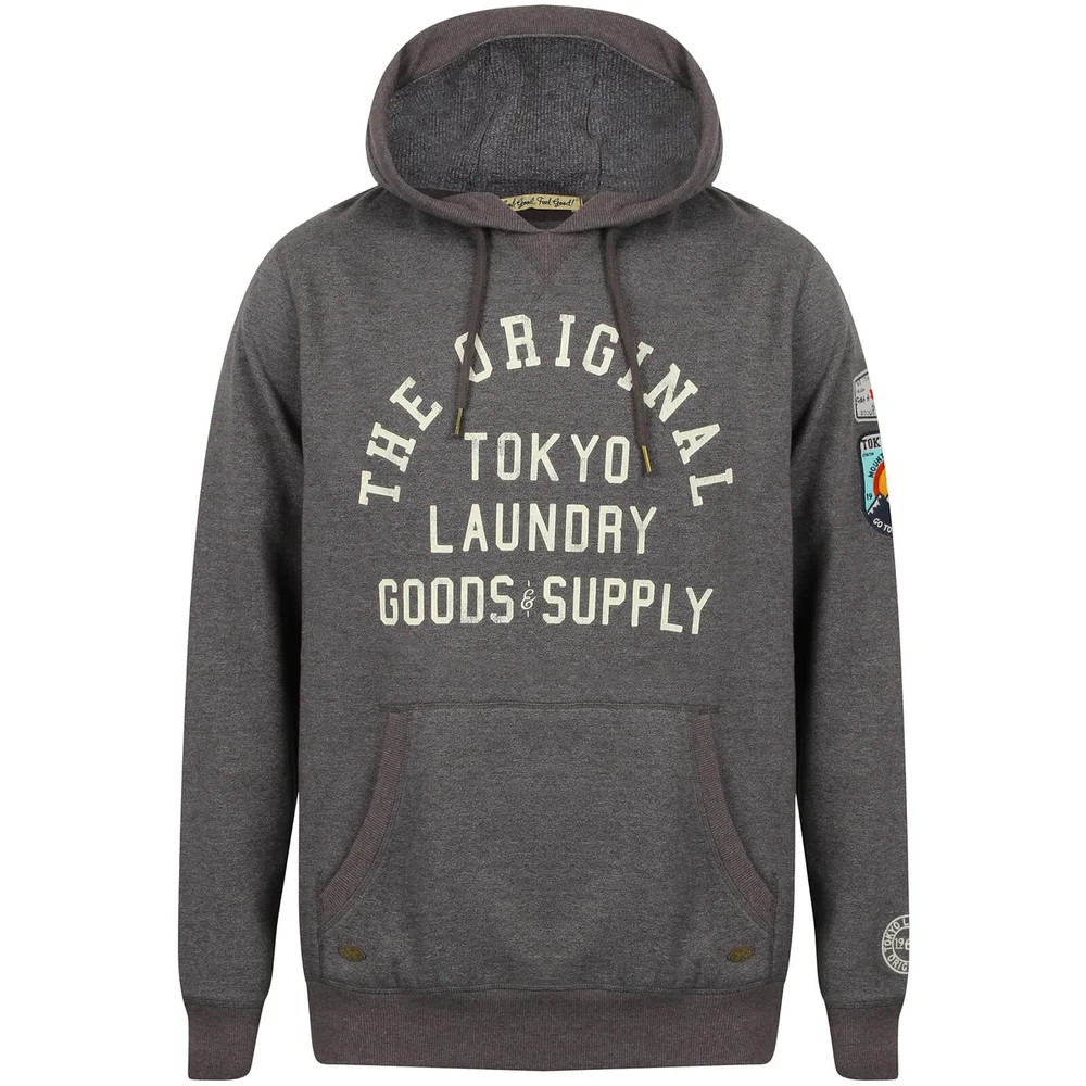 Tokyo Laundry Men's Timberfield Hoody - Charcoal - S - Grau Bild 1