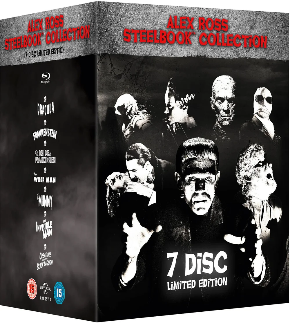Universal Classic Monsters: Alex Ross Collection - Zavvi Exclusive Steelbook Bild 1