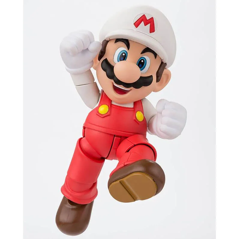 Super Mario Bros. S.H. Figuarts Fire Mario Tamashii Web Exclusive 10cm Action Figure Bild 1