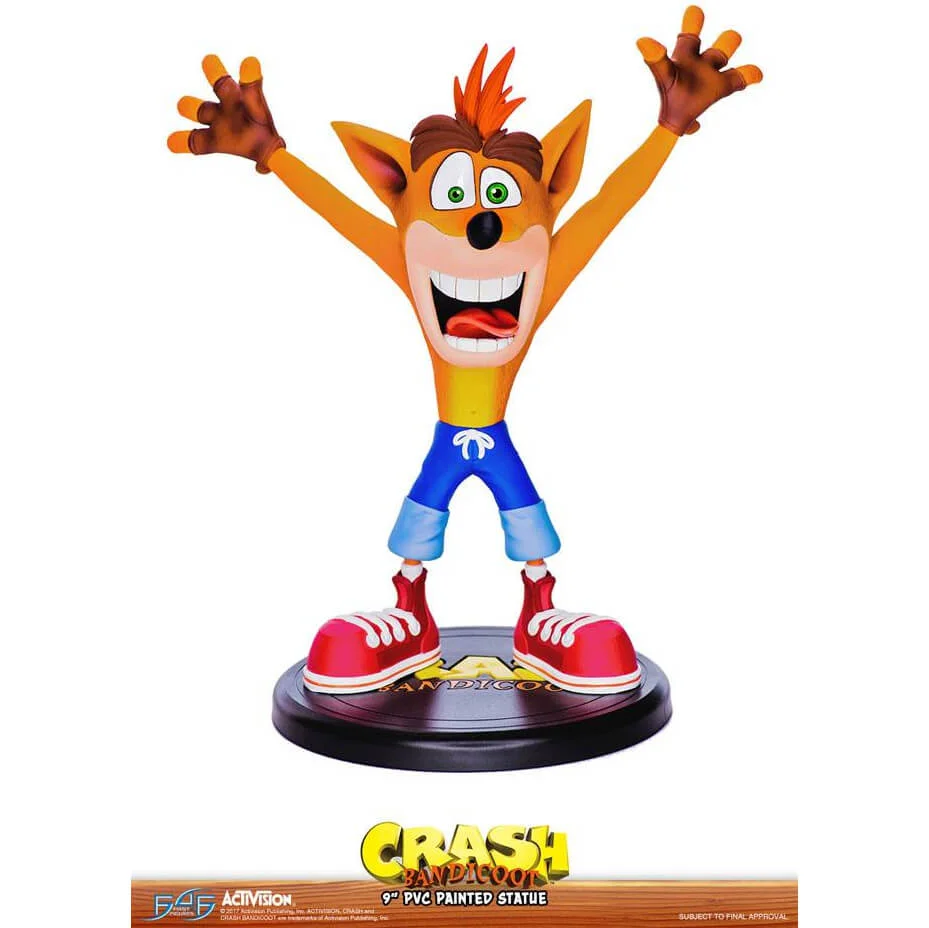 First 4 Figures Crash Bandicoot N. Sane Trilogy Crash Bandicoot 23cm PVC Statue Bild 1