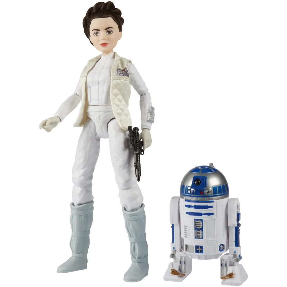 Hasbro Star Wars Forces of Destiny Princess Leia and R2-D2 Action Figures Bild 1