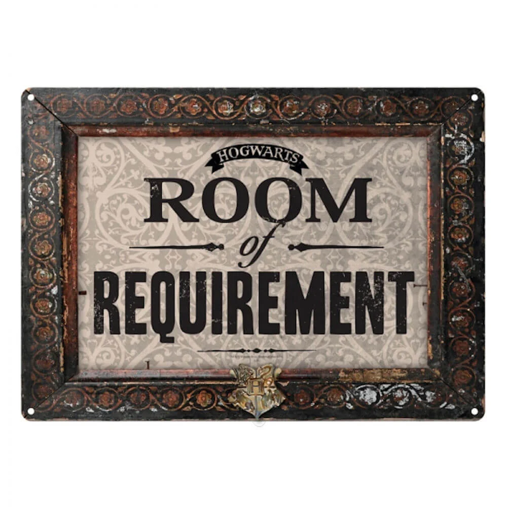 Harry Potter - Raum der Wünsche Zinnschild Bild 1