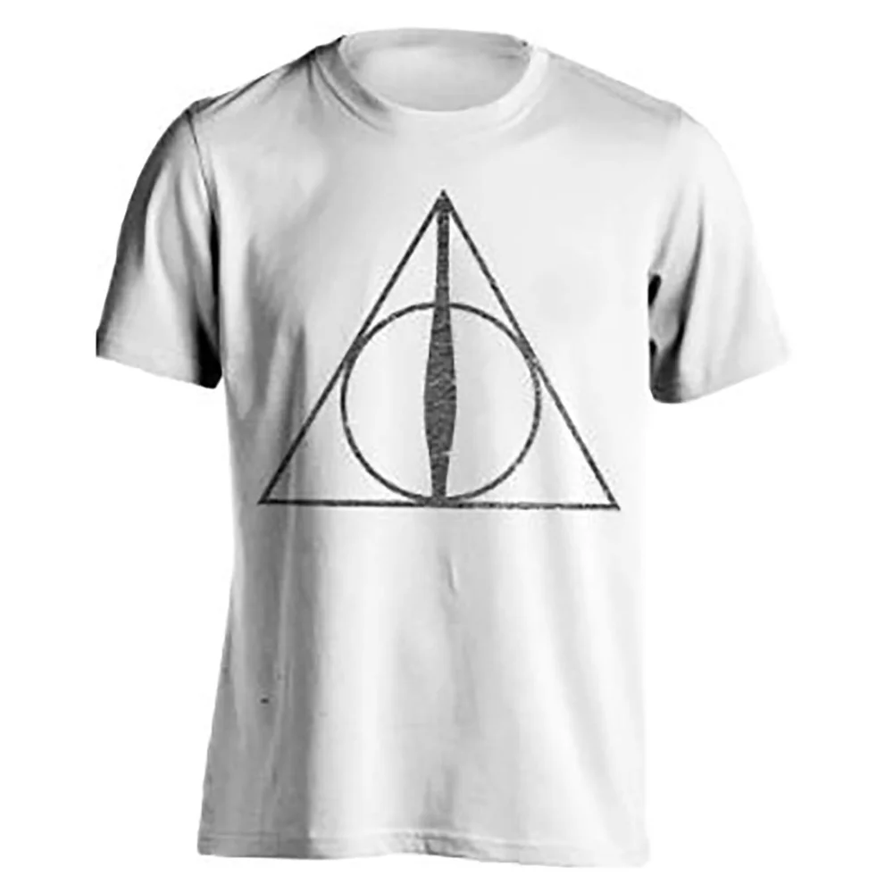 Harry Potter Deathly Hallows Symbol Männer T-Shirt - Weiß - S - Weiß Bild 1