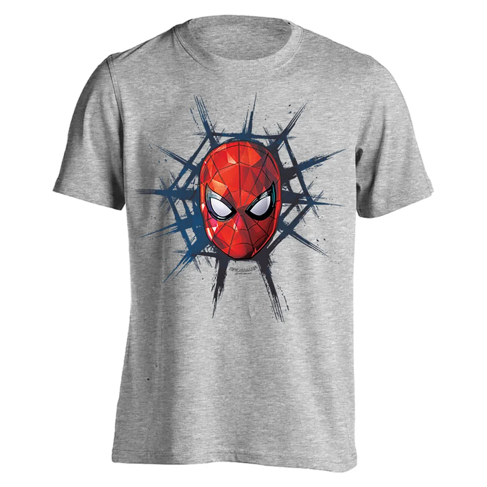 Marvel Spider-Man Spider Web Männer T-Shirt - Grau - S - Grau Bild 1