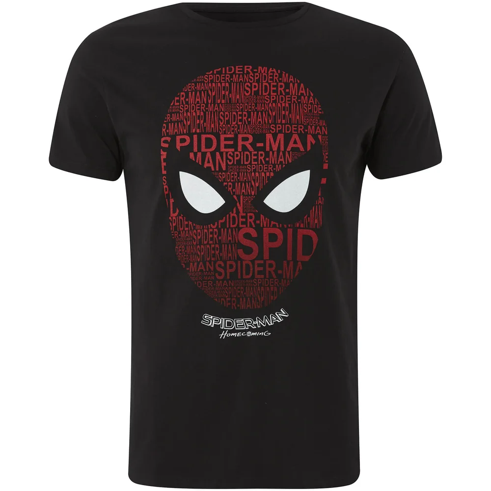Marvel Spider-Man Spider Head Männer T-Shirt - Schwarz - S - Schwarz Bild 1