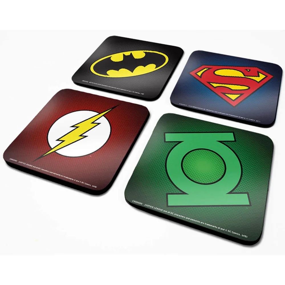 DC Comics Symbols Coaster Set Bild 1