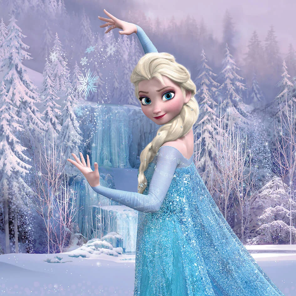 Disney Frozen Elsa Frozen Forest 30 x 30cm Canvas Print Bild 1