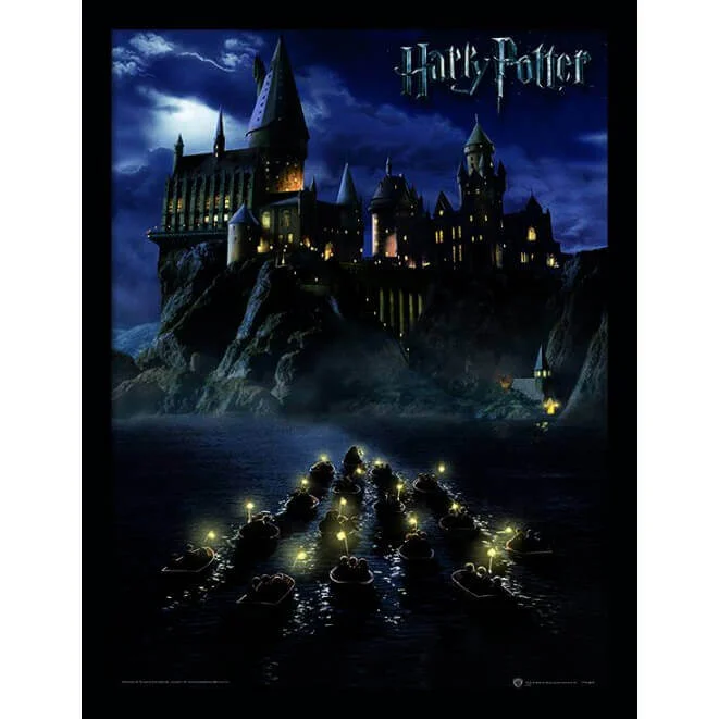 Harry Potter Hogwarts School Framed 30 x 40cm Print Bild 1