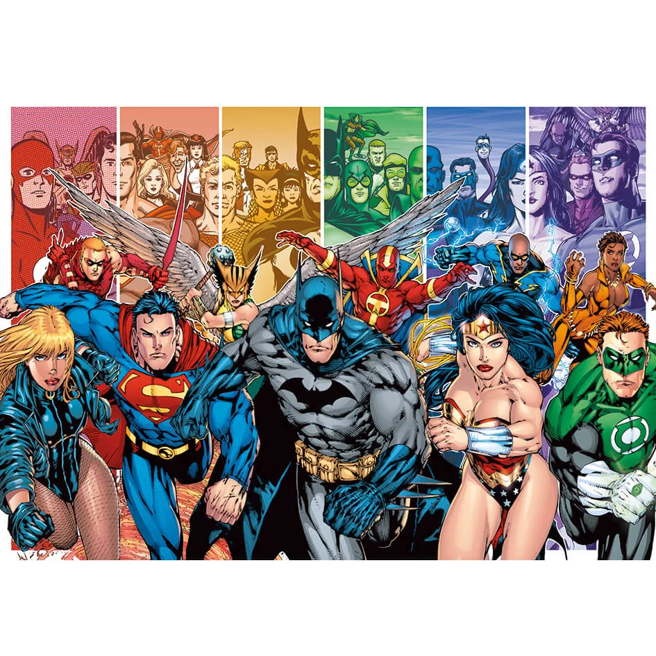 DC Comics Justice League America Generations 85 x 120cm Canvas Print Bild 1