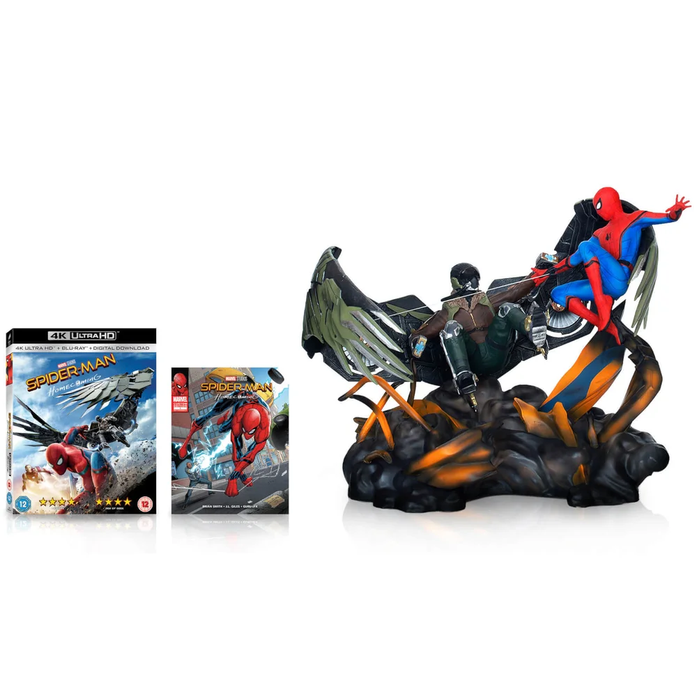 Spider-Man Homecoming - 4K Ultra HD - Figurine + Comic Book Bild 1