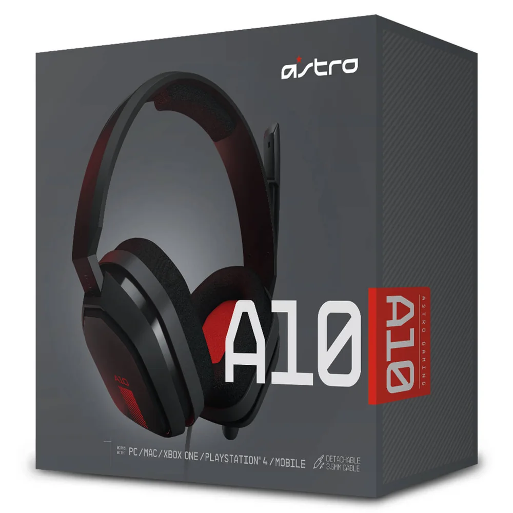 Astro A10 Gen 1 Gaming Headset - Red Bild 1