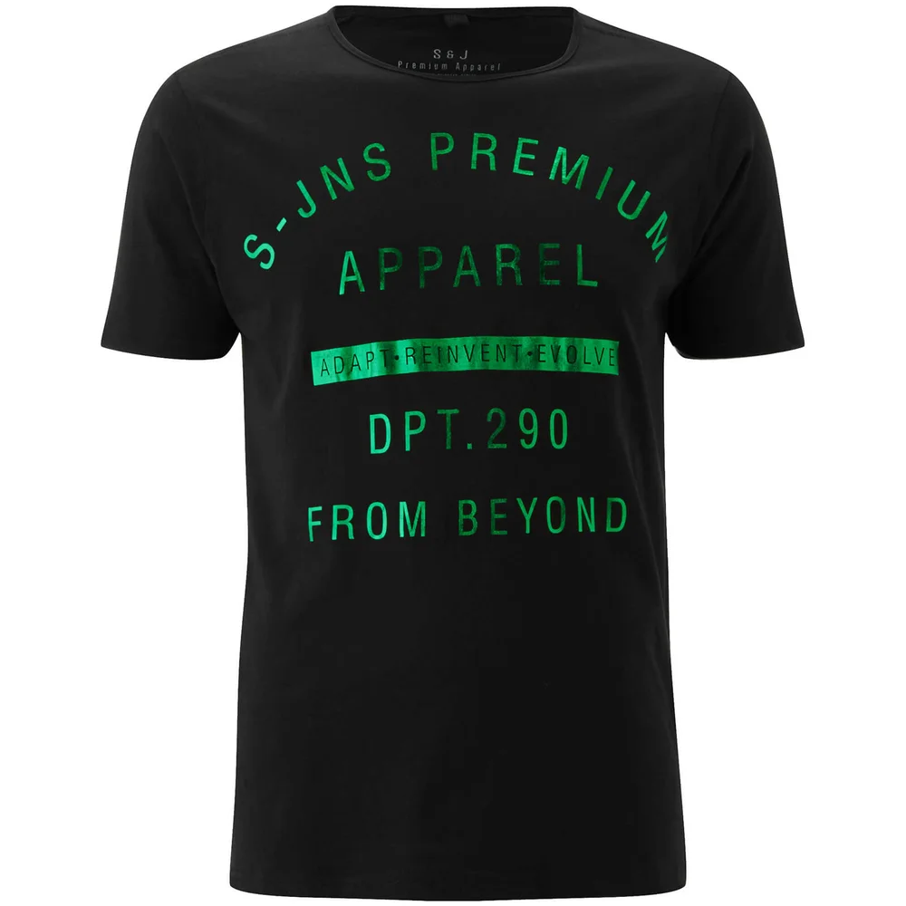Smith & Jones Men's Quinx T-Shirt - Black - S - Schwarz Bild 1