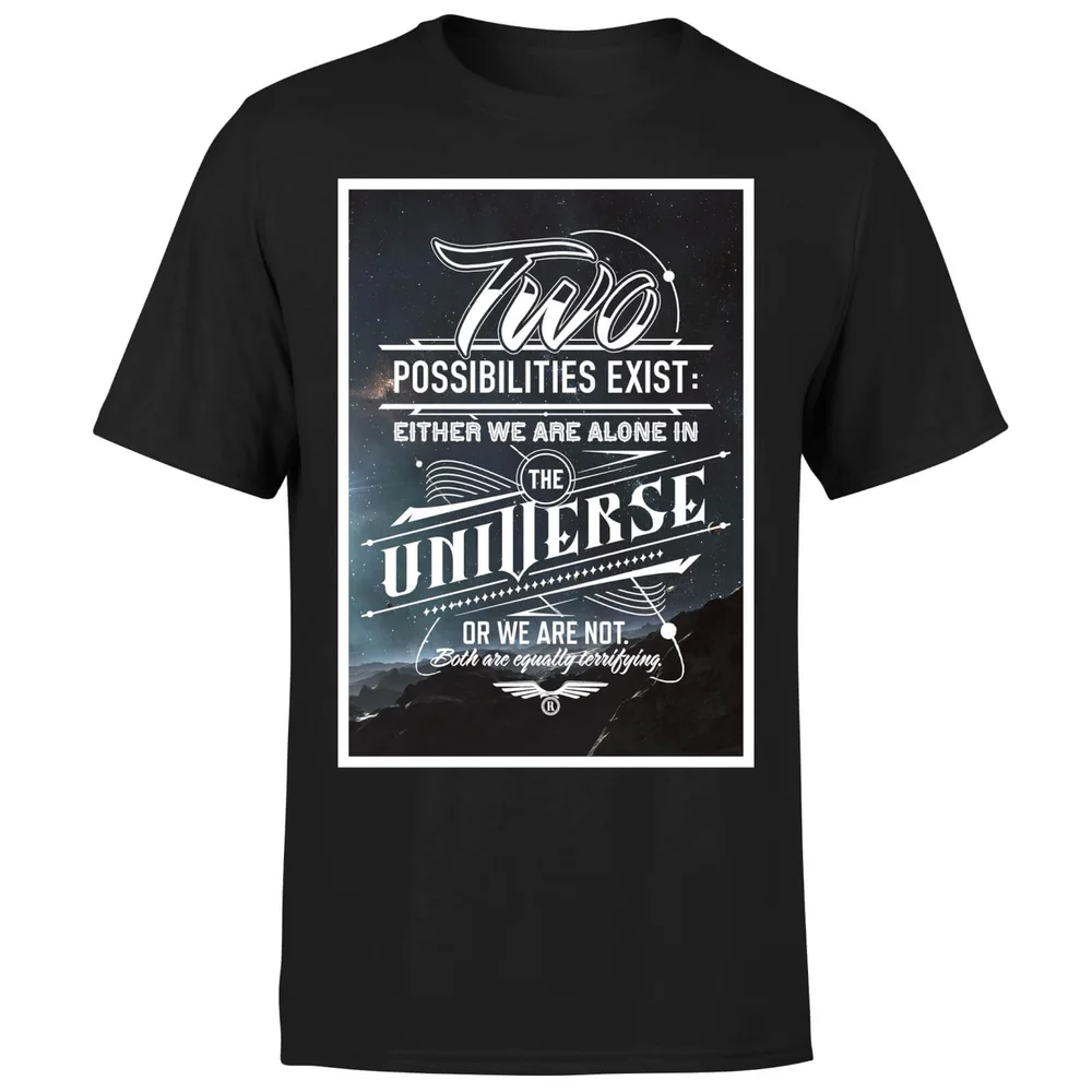 Two Possibilities Exist Men's Black T-Shirt - S - Schwarz Bild 1