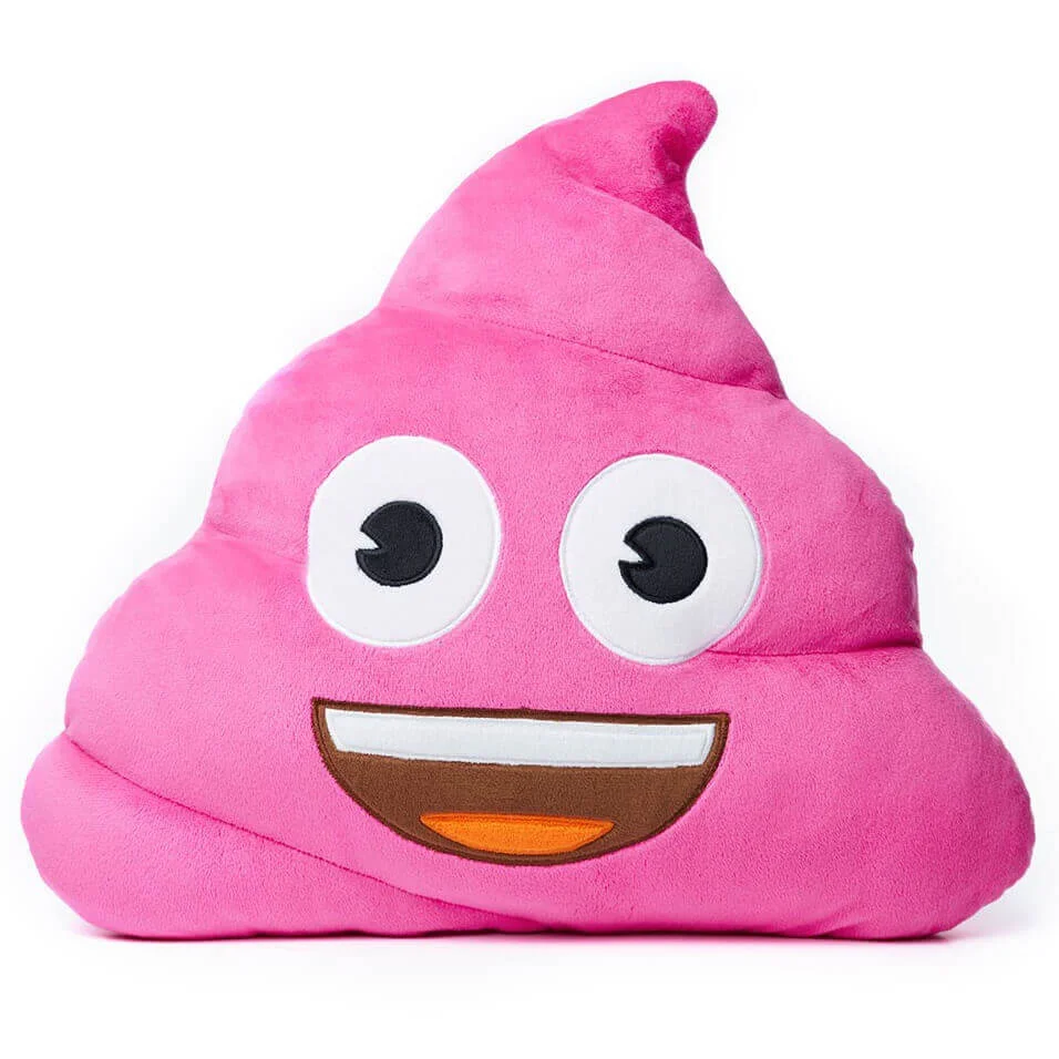 Pink Poo Emoji® Cushion Bild 1