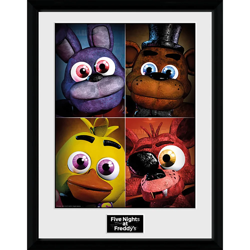 Five Nights at Freddy's Quad - 16 x 12 Inches Framed Photograph Bild 1