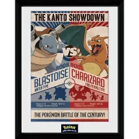 Pokémon Red V Blue - 16 x 12 Inches Framed Photograph