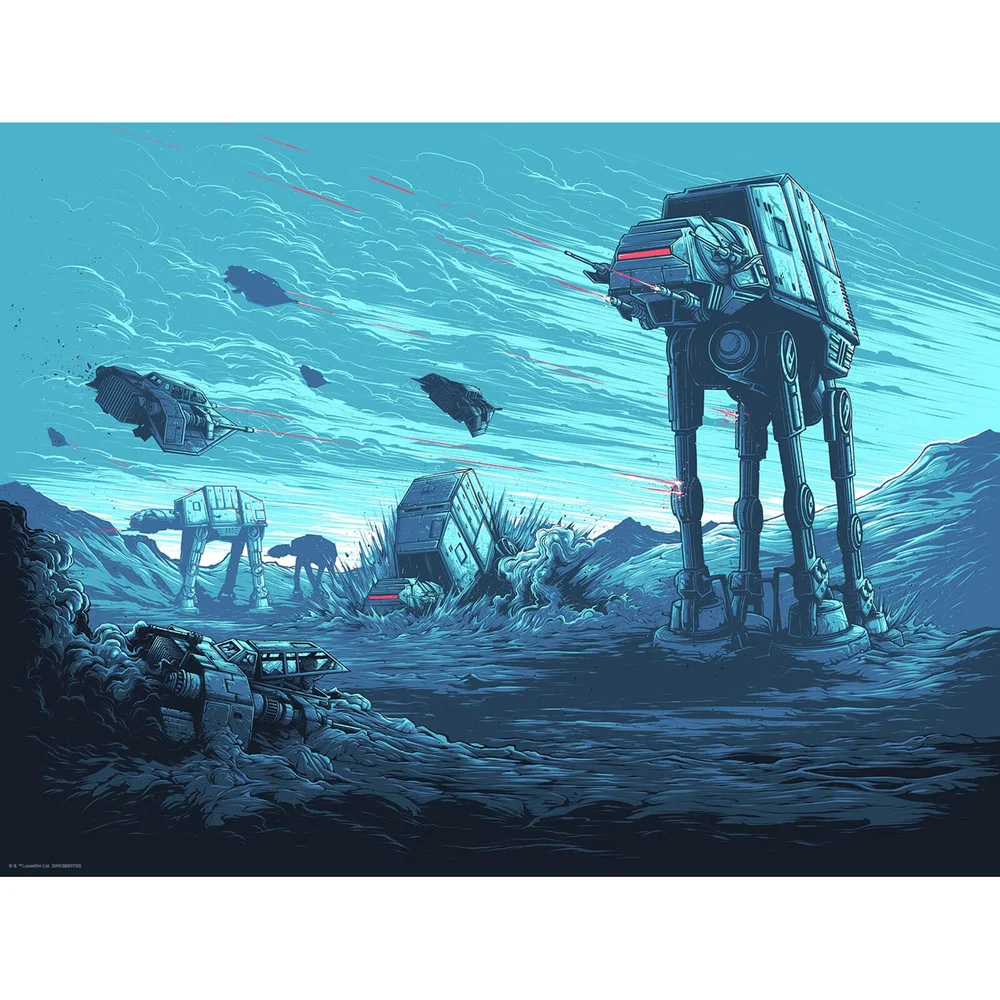 Attack Pattern Delta - Zavvi Exklusives Signiertes Silkscreen von Dan Mumford (45cm x 60cm) Bild 1