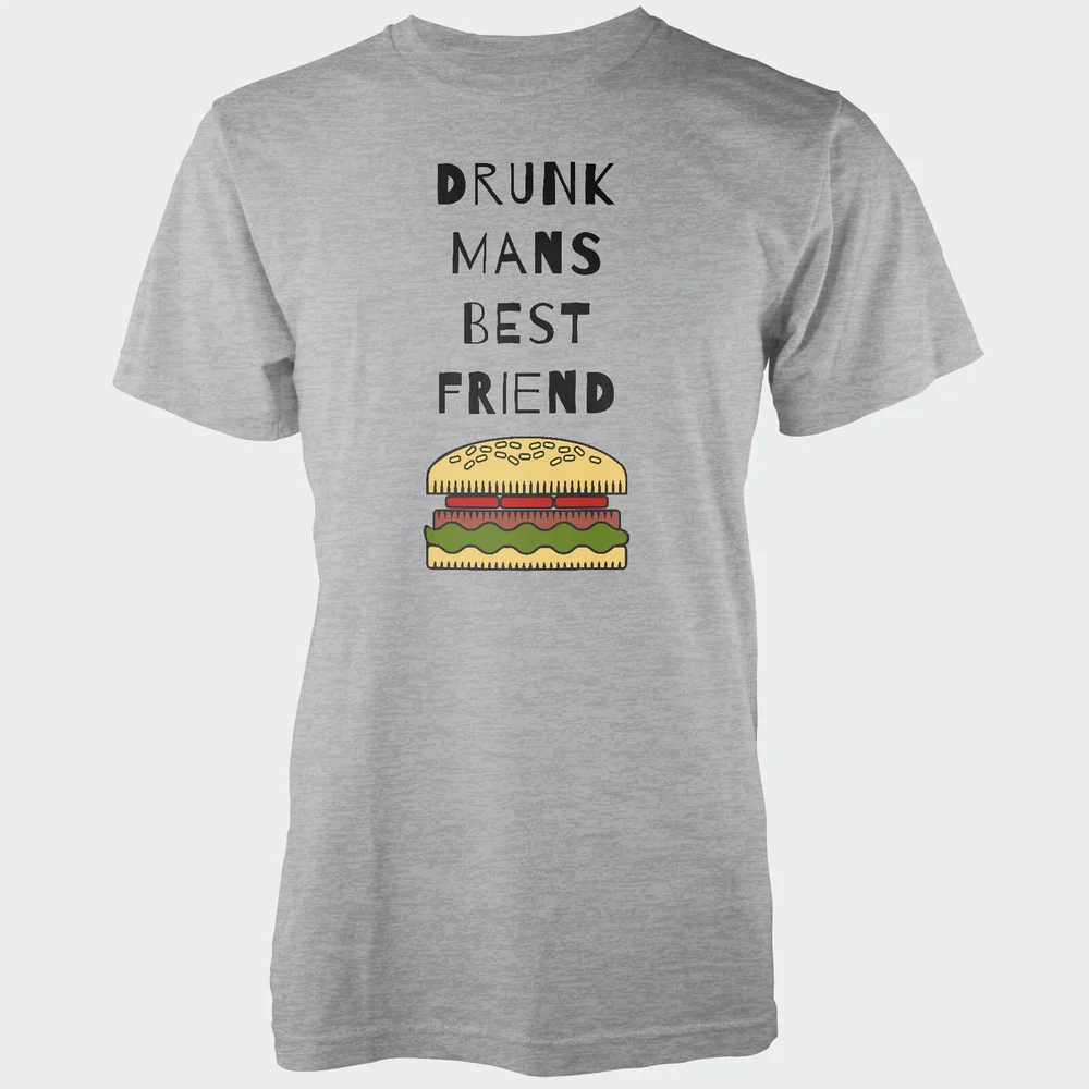Drunk Man's Best Friend T-Shirt - S - Grau Bild 1