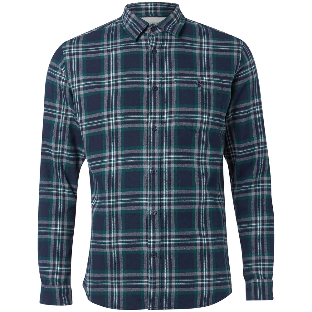 Jack & Jones Originals Men's New Christopher Long Sleeve Shirt - Pondersa Pine - S - Grün Bild 1