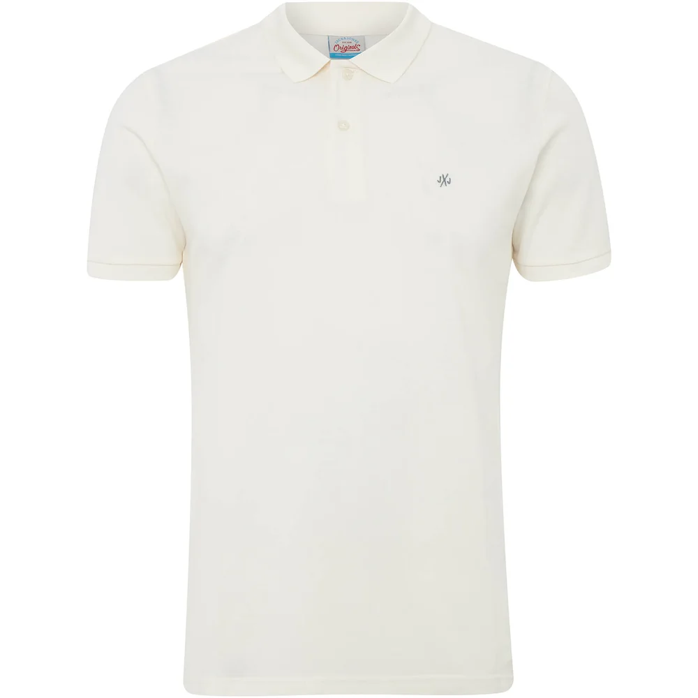 Jack & Jones Originals Men's Per Polo Shirt - White - S - Weiß Bild 1