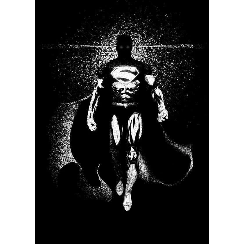 DC Comics Metal Poster - DC Dark Edition Superman (32 x 45cm) Bild 1