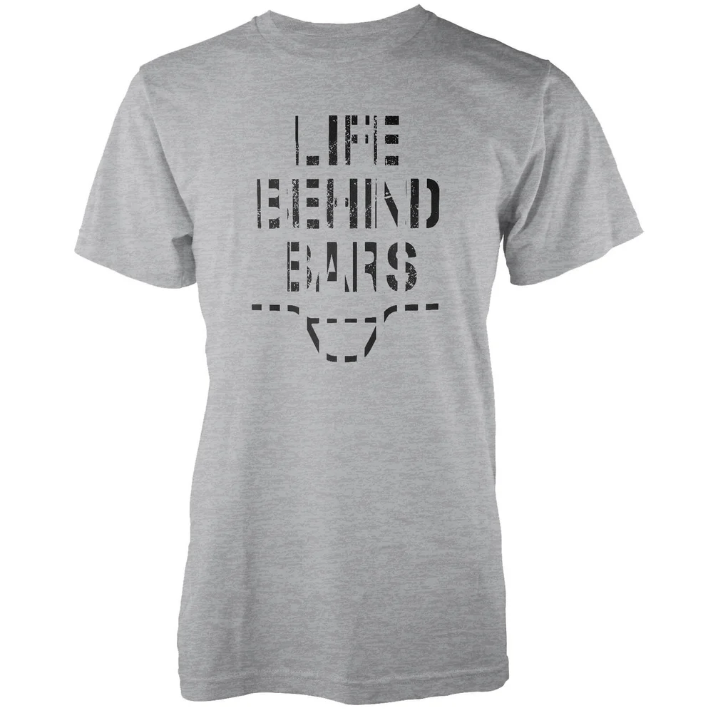 Life Behind Bars Grey T-Shirt - S - Grau Bild 1