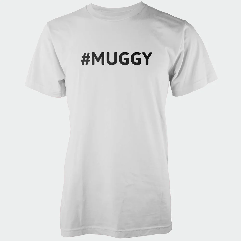 Hashtag Muggy Men's White T-Shirt - S - Weiß Bild 1
