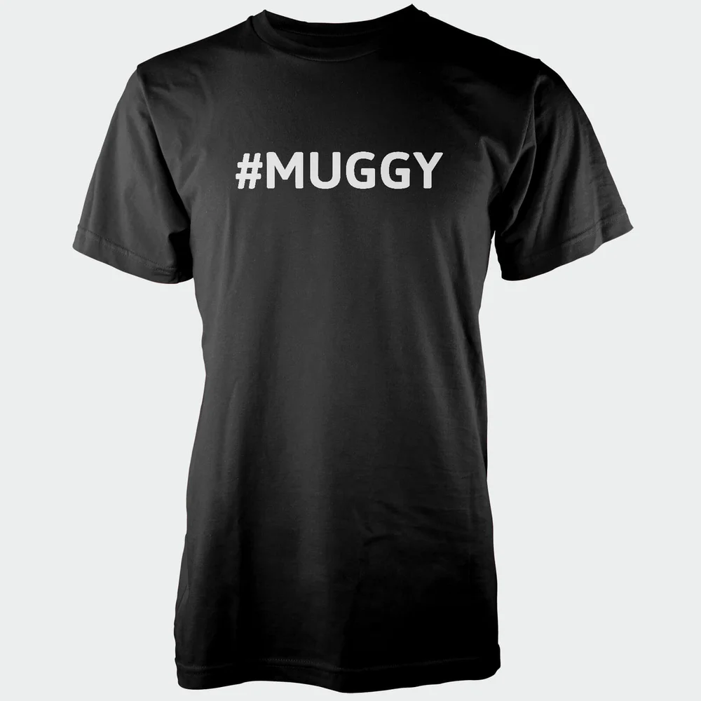 Hashtag Muggy Men's Black T-Shirt - S - Schwarz Bild 1
