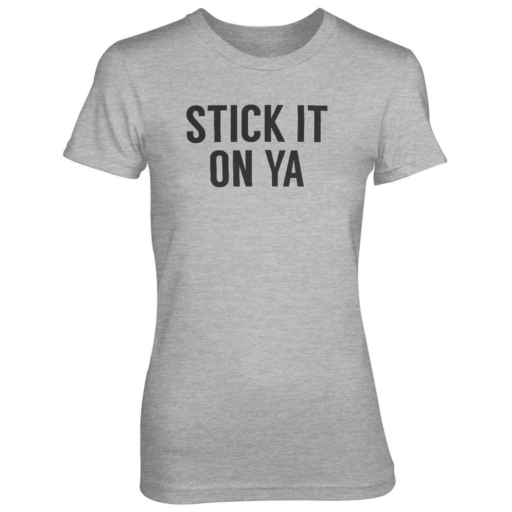 Stick It On Ya Grey T-Shirt - S - Grau Bild 1