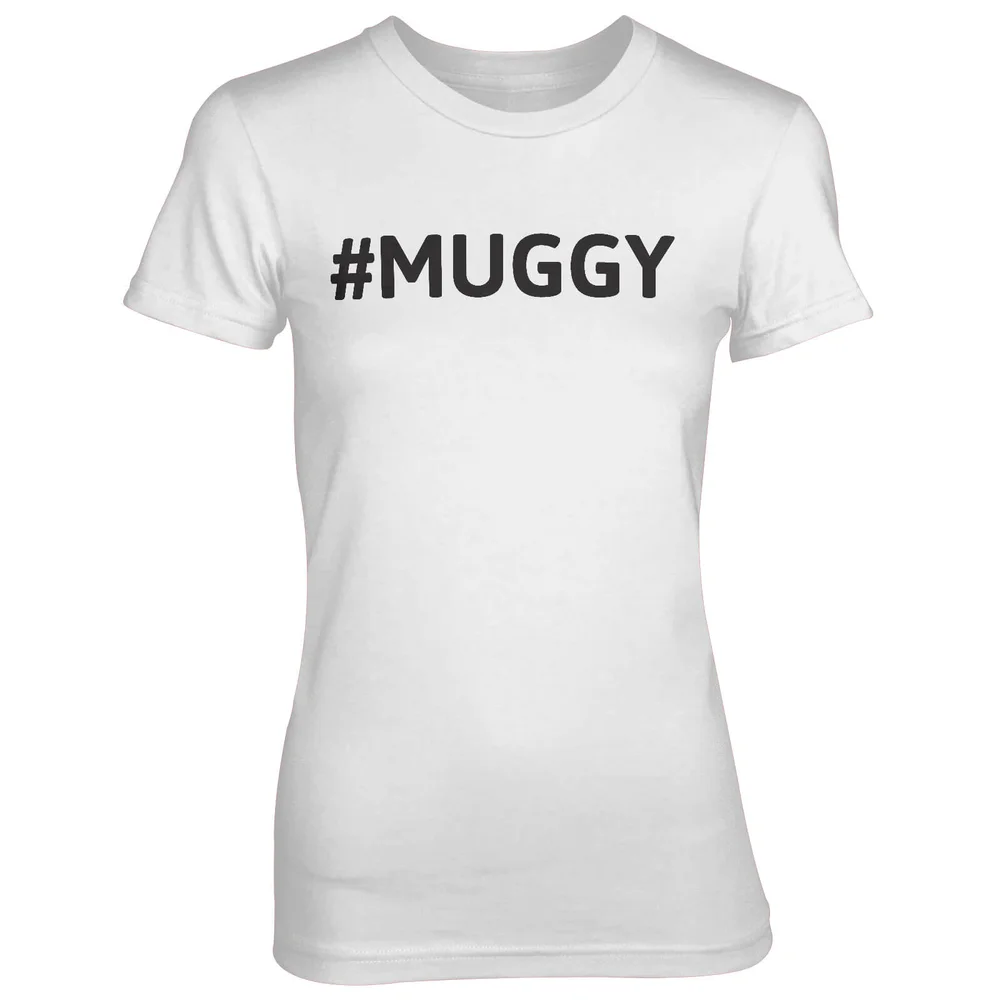 Hashtag Muggy White T-Shirt - S - Weiß Bild 1