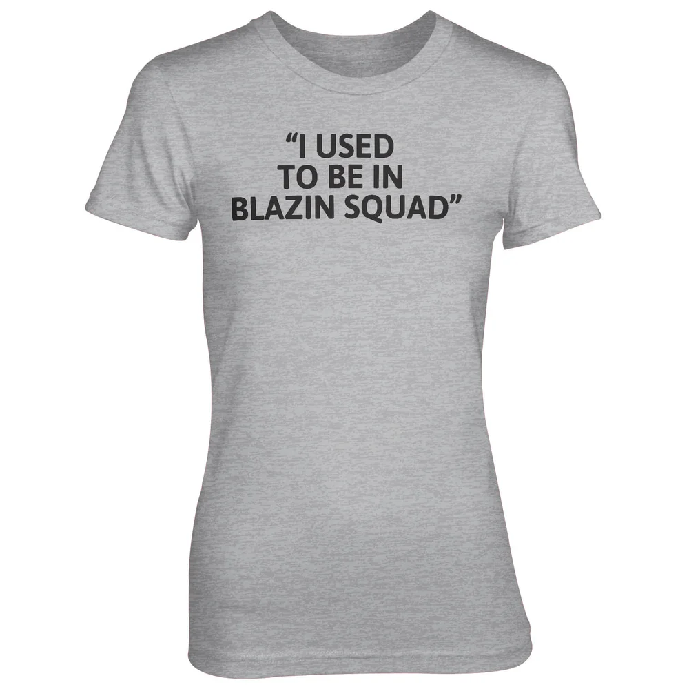 I Used To Be In Blazing Squad Grey T-Shirt - S - Grau Bild 1