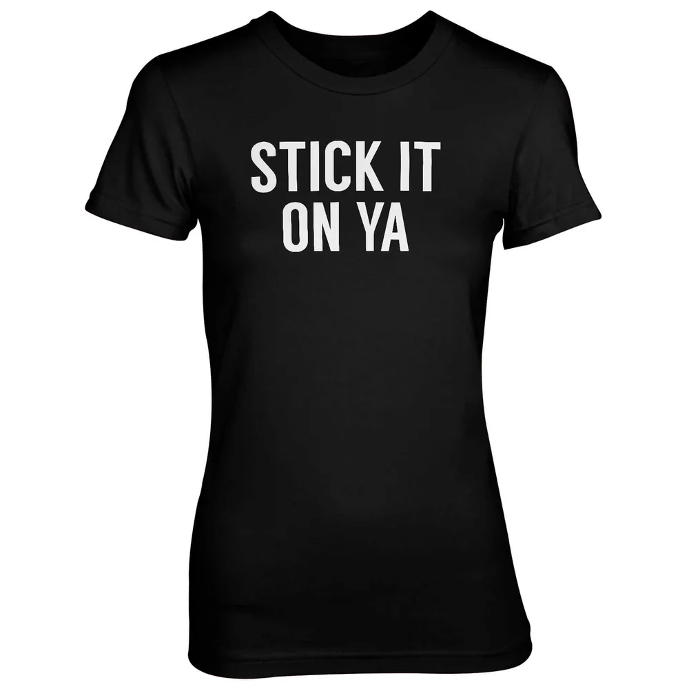 Stick It On Ya Black T-Shirt - S - Schwarz Bild 1