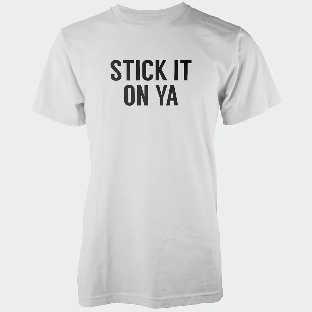 Stick It On Ya Men's White T-Shirt - S - Weiß Bild 1