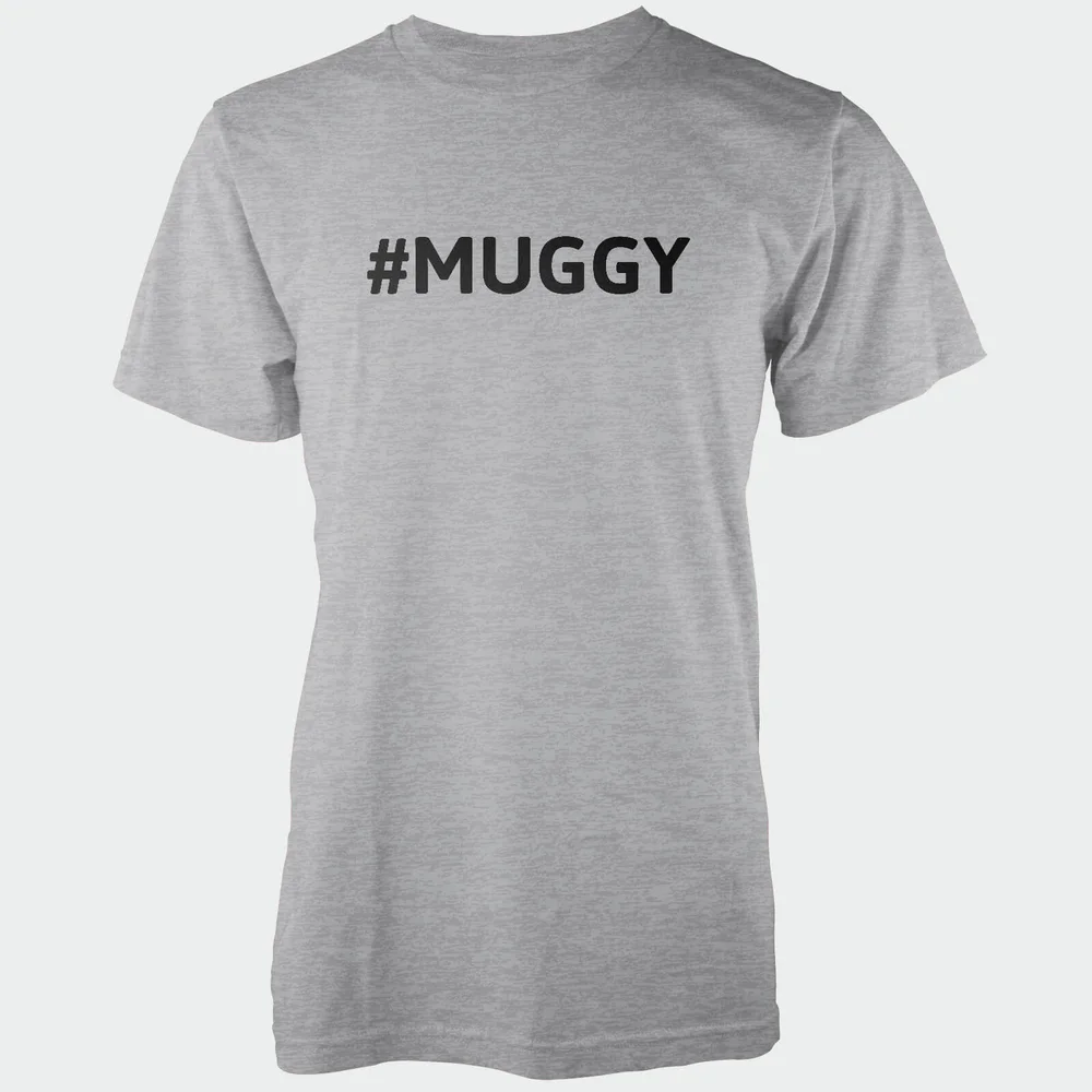 Hashtag Muggy Men's Grey T-Shirt - S - Grau Bild 1