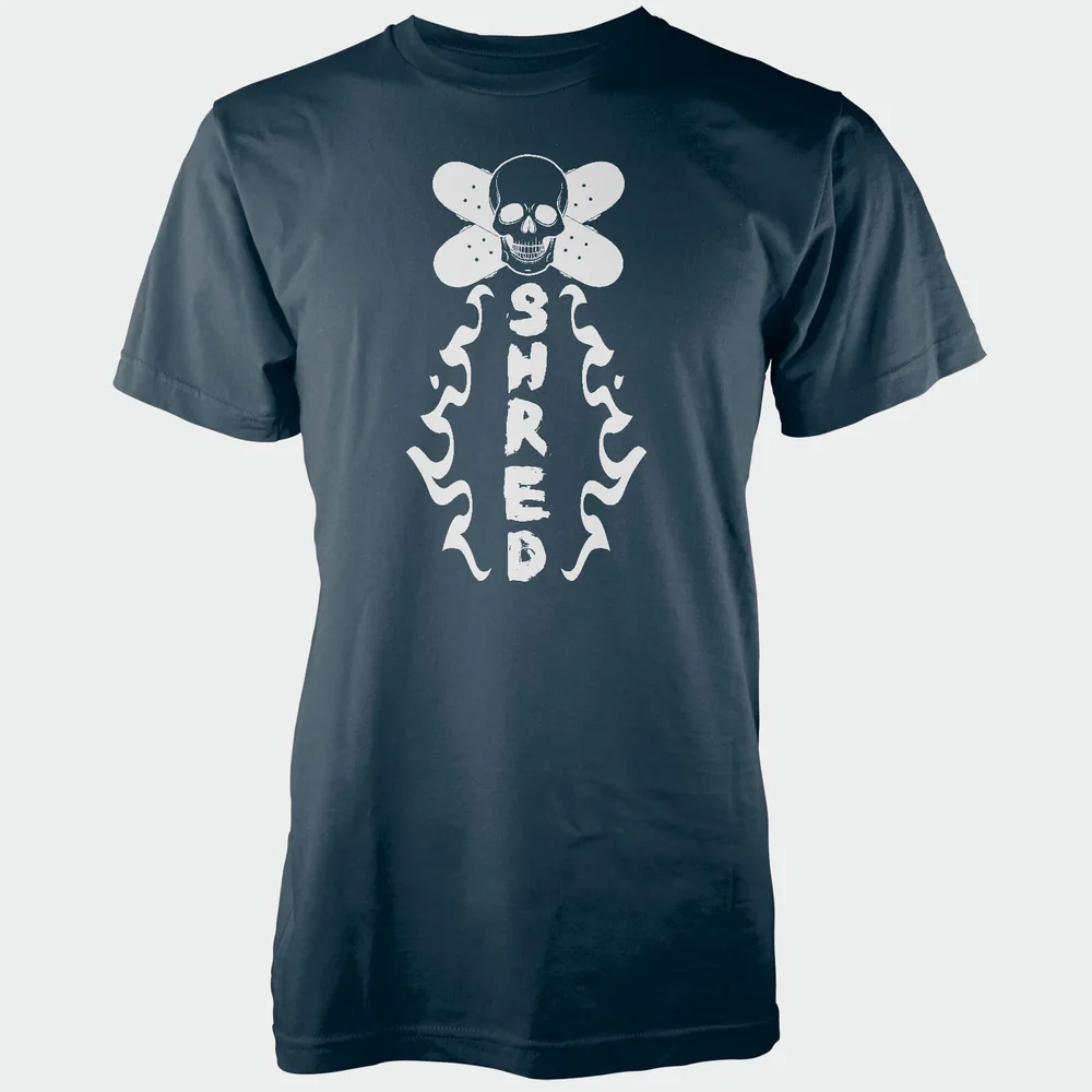 Skull Shred Navy T-Shirt - S - Marineblau Bild 1