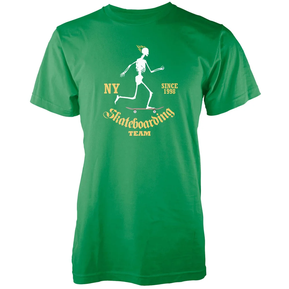 NY Skateboarding Team Est.1998 Green T-Shirt - S - Grün Bild 1