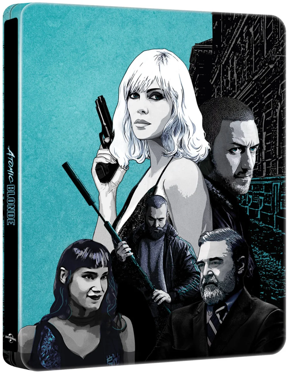 Atomic Blonde - 4K Ultra HD - Zavvi UK Exklusives Limited Edition Steelbook Bild 1