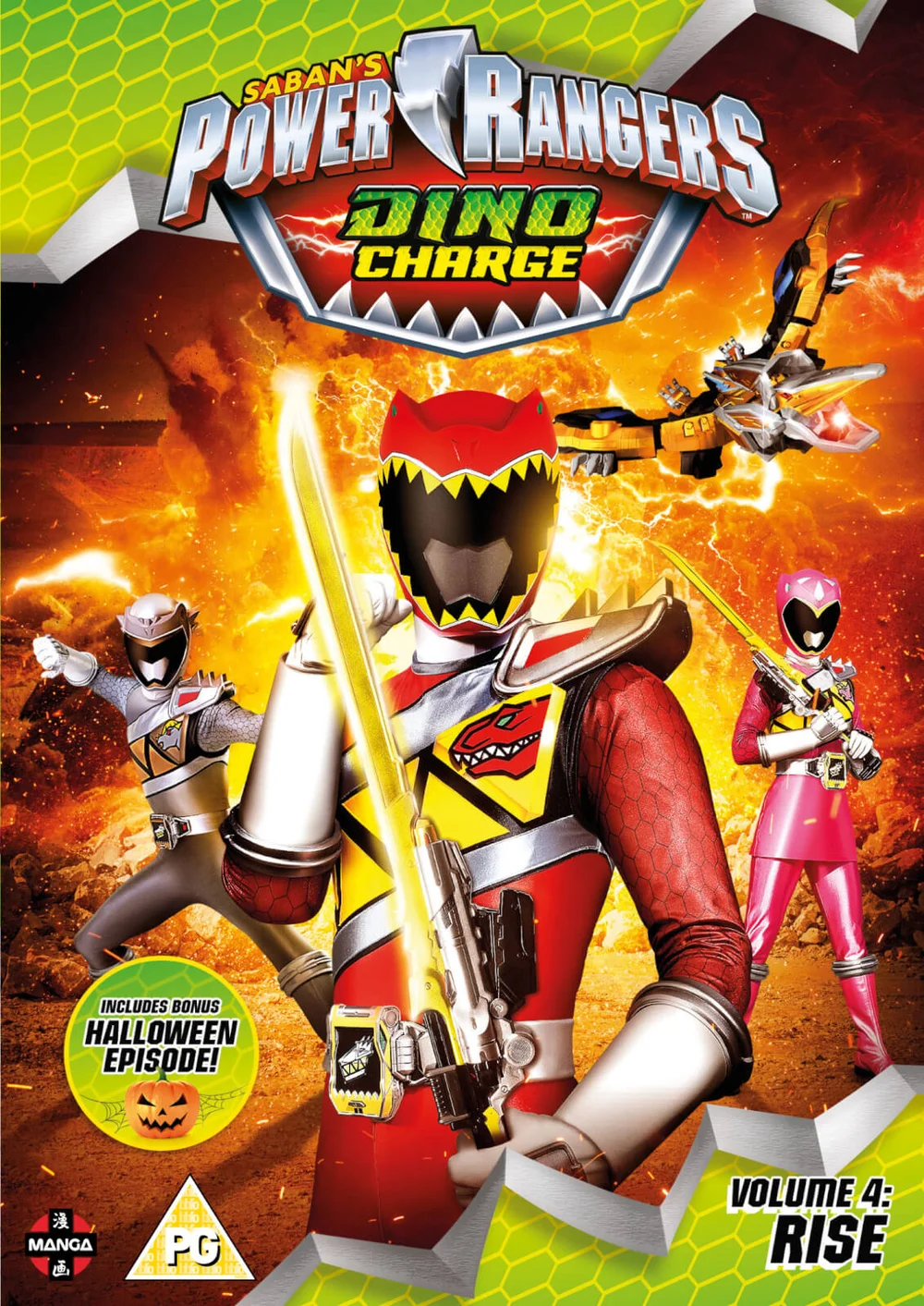 Power Rangers Dino Charge: Rise (Volume 4) Episides 13-17 (Inkl. Halloween Special) Bild 1