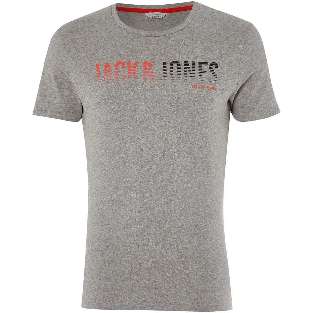 Jack & Jones Core Men's Linn T-Shirt - Light Grey Marl - S - Grau Bild 1