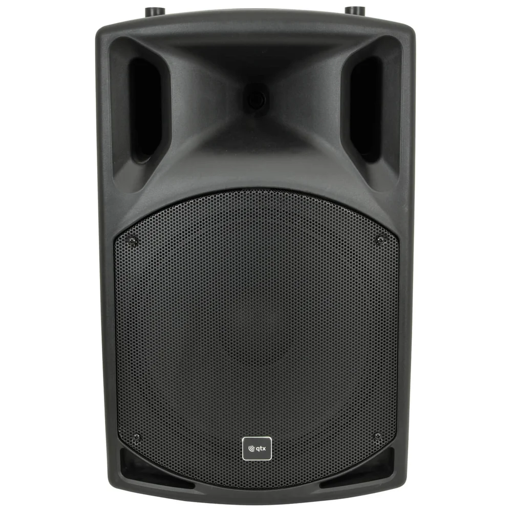 QTX QX15A Active Moulded PA Speaker - Black (15 Inch Driver) Bild 1