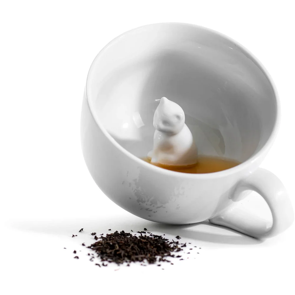 Sagaform Café White Cat Mug Bild 1