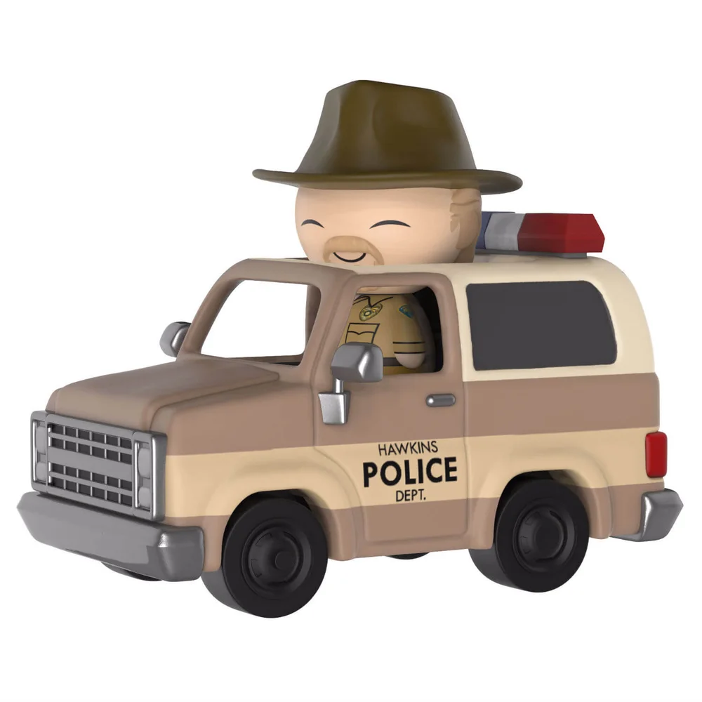 Stranger Things Hopper & Sheriff Deputy Truck Dorbz Ride Vinyl Figur Bild 1