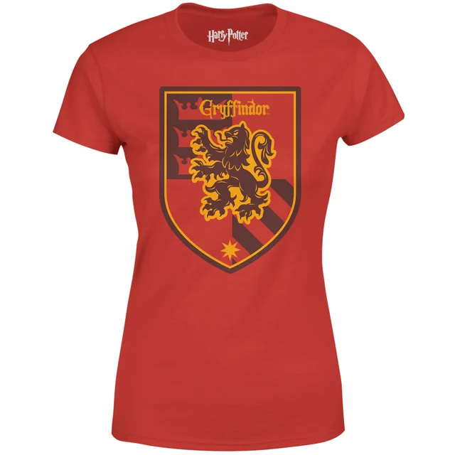 Harry Potter Gryffindor Damen T-Shirt - Rot