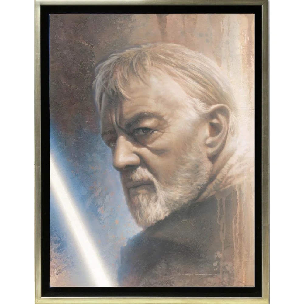 Lucasfilm Star Wars: A New Hope (Eine neue Hoffnung) Timeless Print Series - Obi-Wan von Jerry Vanderstelt (Eingerahmt) Bild 1