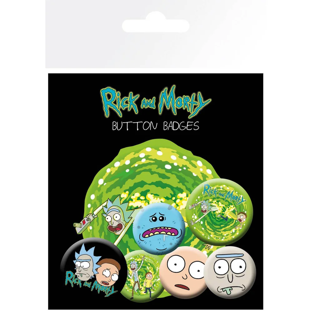 Rick and Morty Characters Badge Pack Bild 1